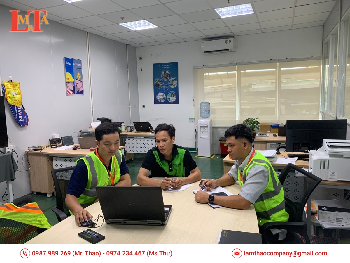 công ty lâm thao đi bảo trì