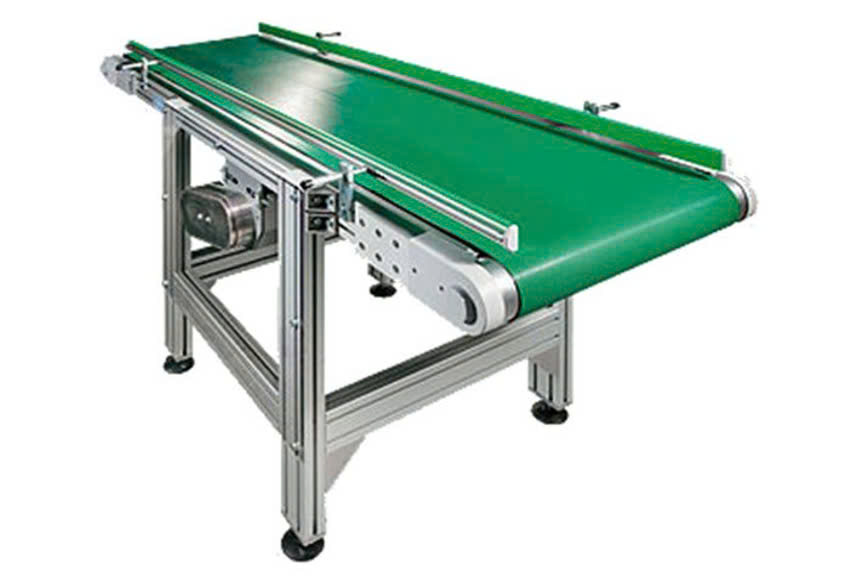 Băng tải PVC khung sắt