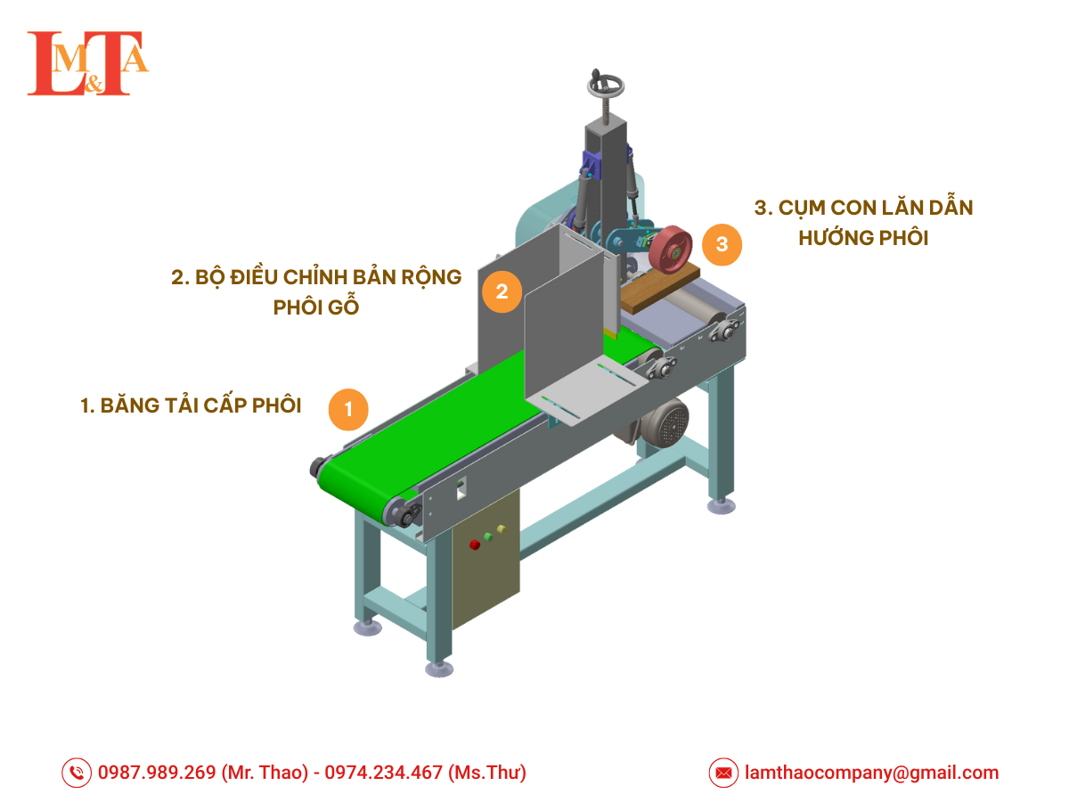 Băng tải nạp phôi tự động
