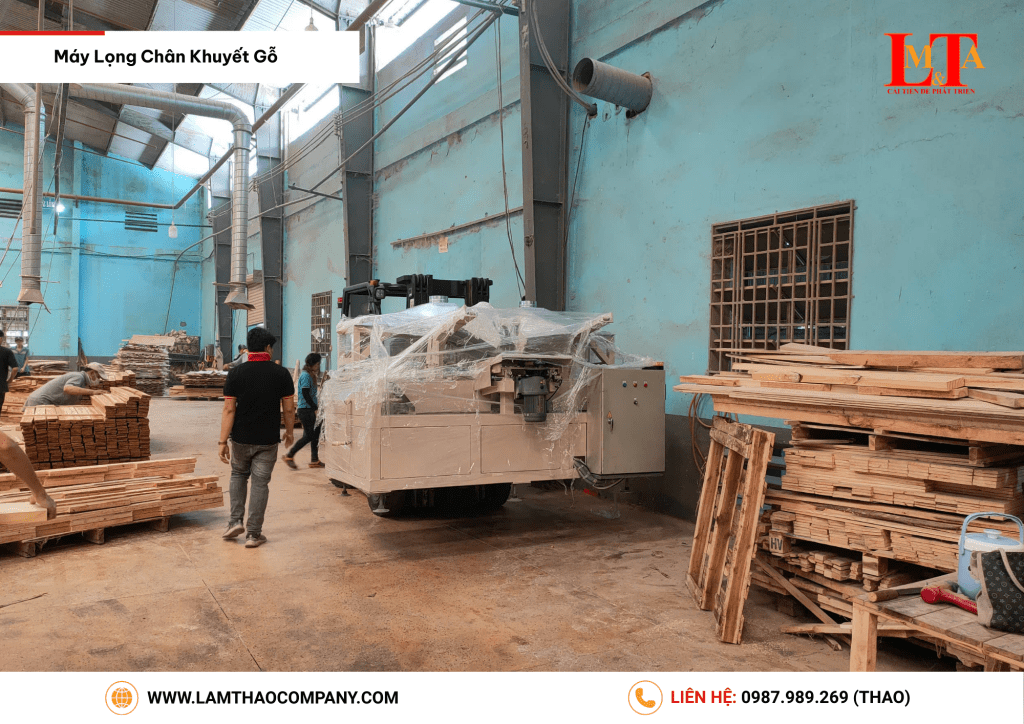 Máy Lọng Chân Khuyết Gỗ