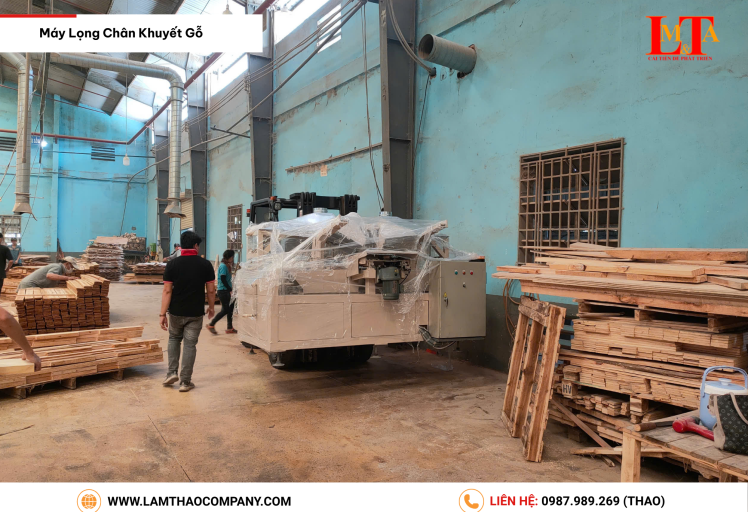 Máy Lọng Chân Khuyết Gỗ