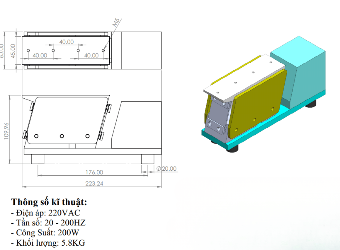 Vibratory Linear Feeder - Bộ Rung Thẳng - Linear Feeder