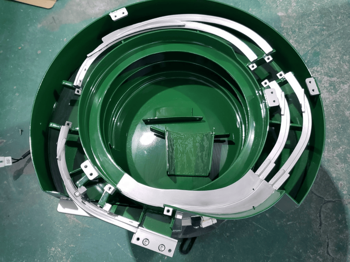 Phễu rung cấp phôi gỗ