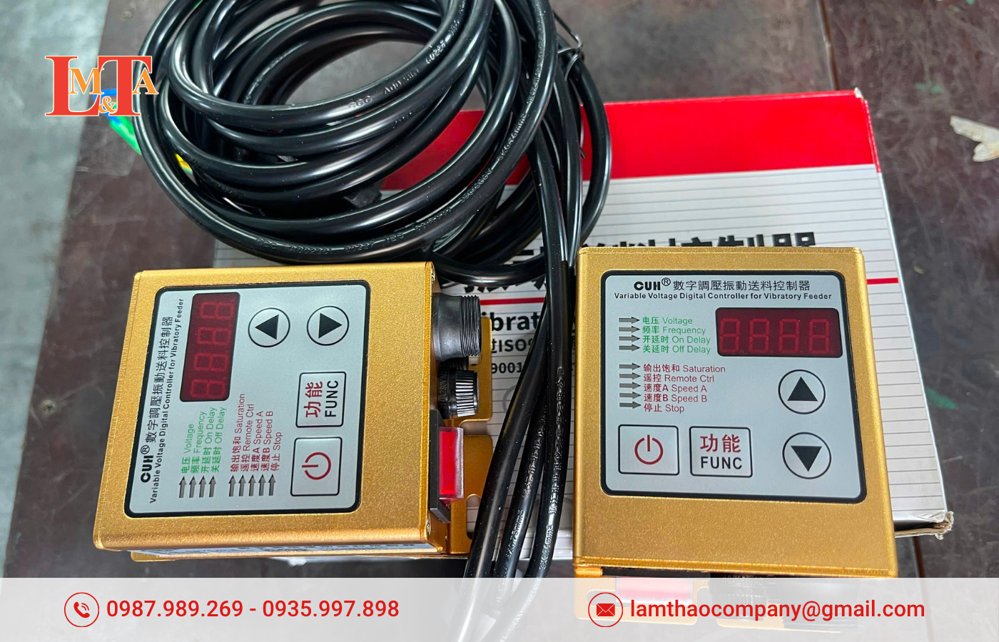 Cài Đặt Bộ Điều Khiển Phễu Rung SDVC