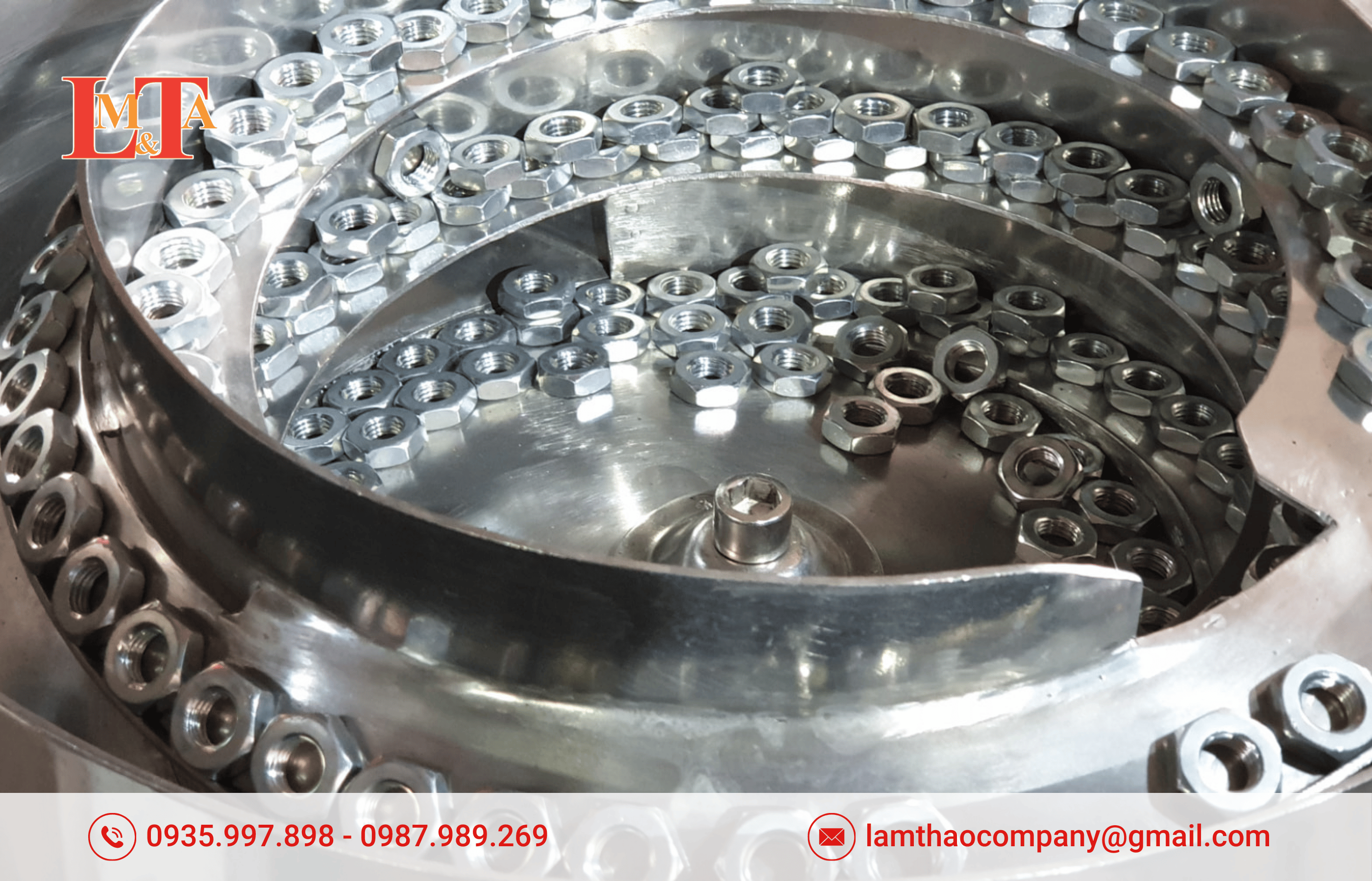 Phễu rung cấp phôi ốc vít tự động