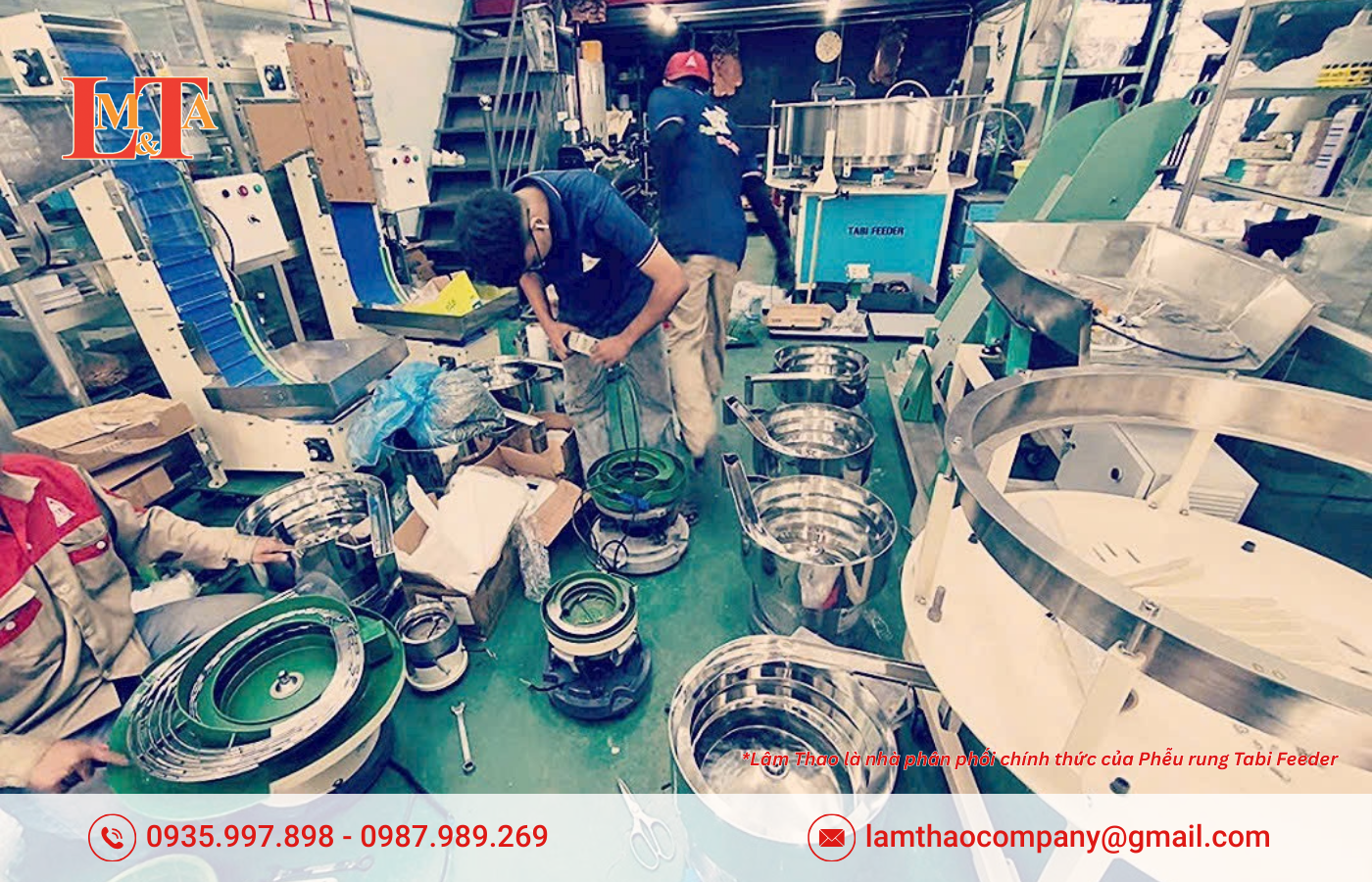 lắp đặt phễu rung cấp liệu tự động