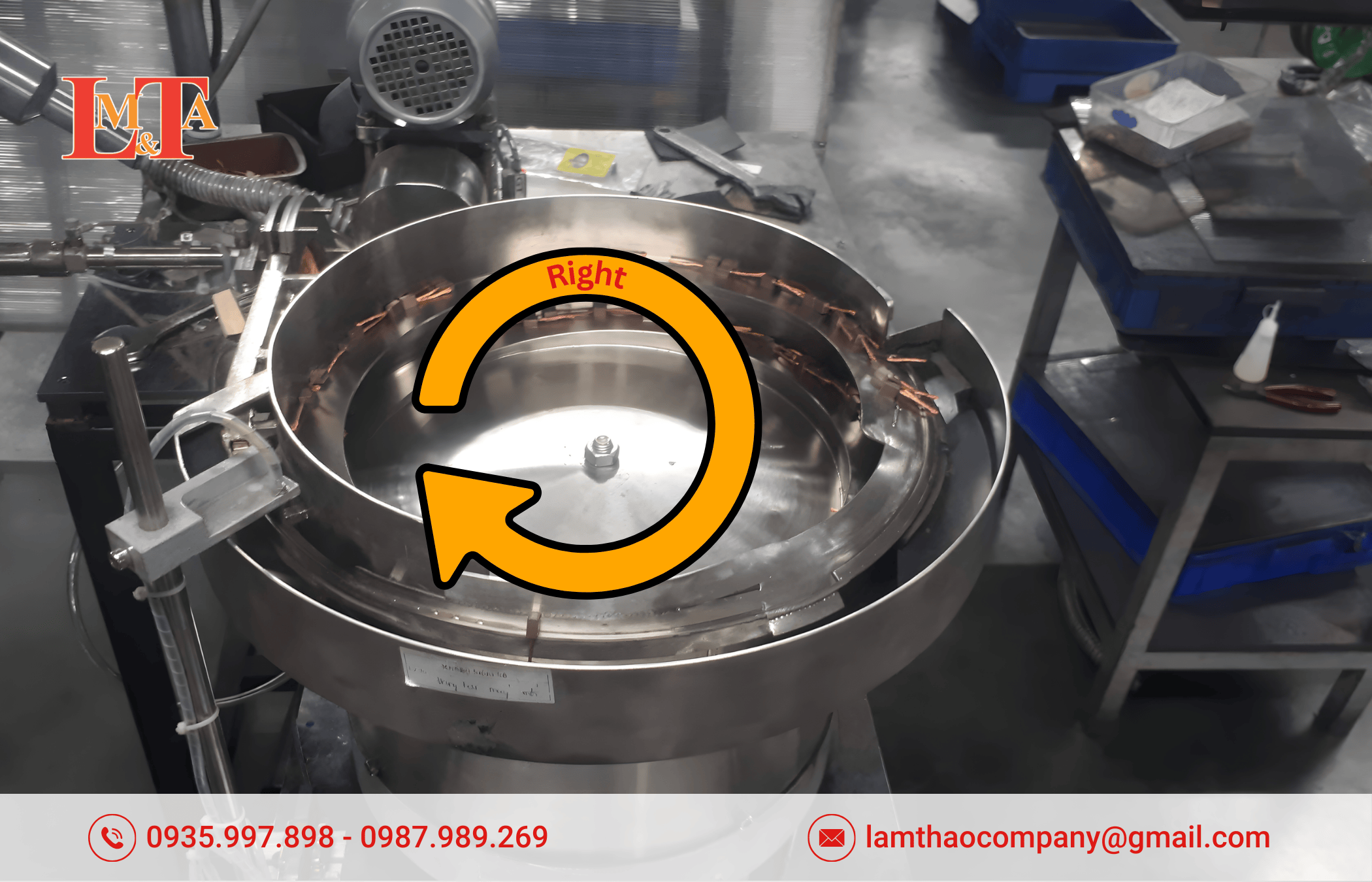 phễu rung cấp phôi